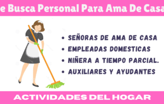 Se Busca Personal Para Ama De Casa