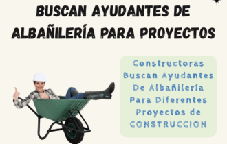Buscan Ayudantes De Albañilería Para Diferentes Proyectos
